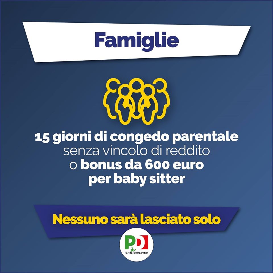 decreto cura Italia famiglie