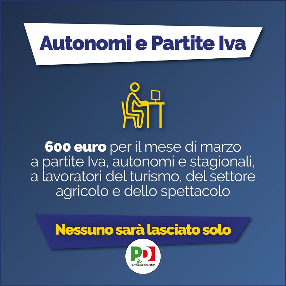 decreto cura italia lavoratori autonomi e partite iva