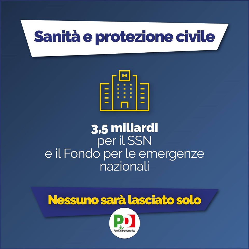 decreto cura italia sanità e protezione civile