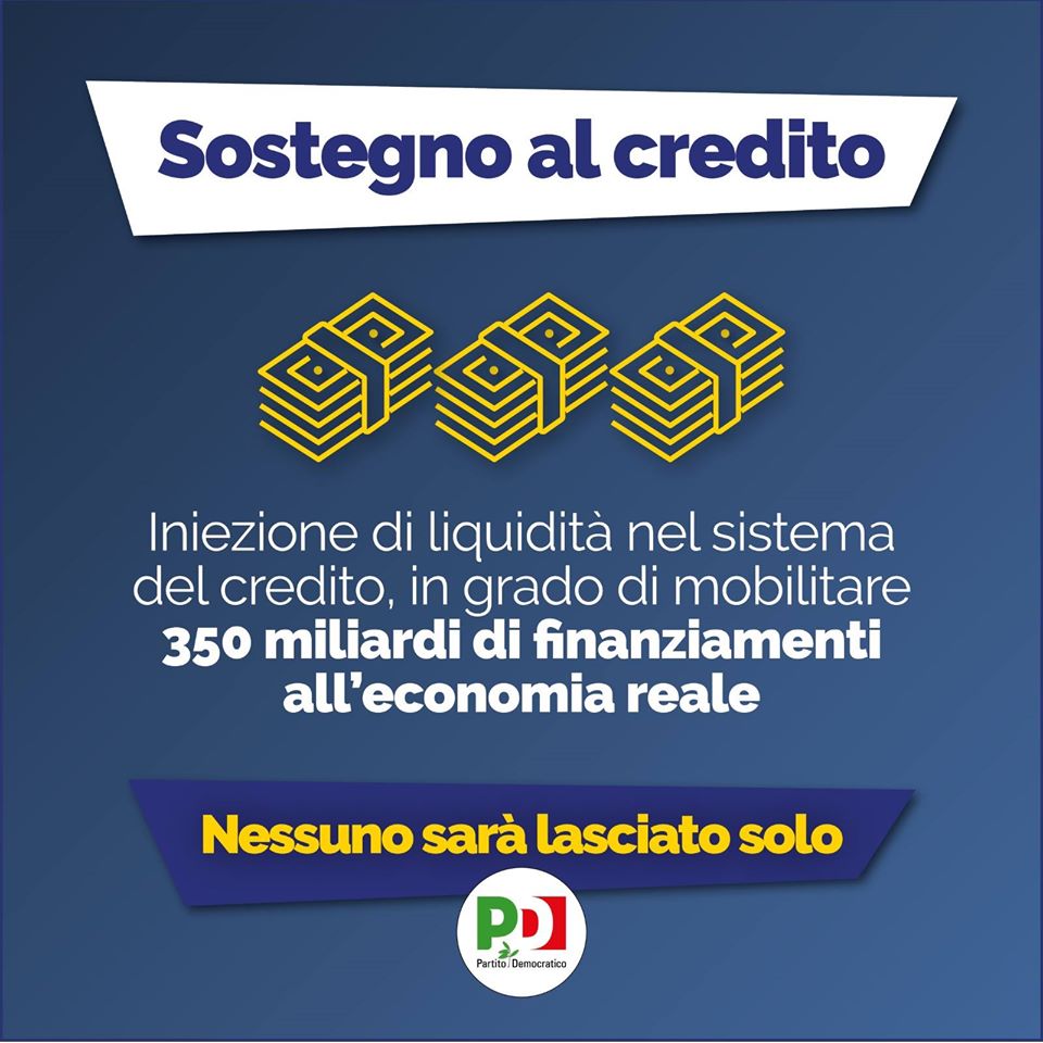 decreto cura italia sostegno al credito